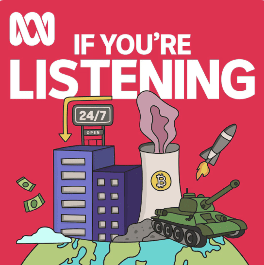 logo of radio and podcast show, If You'rre listening. Host, Matt Bevan