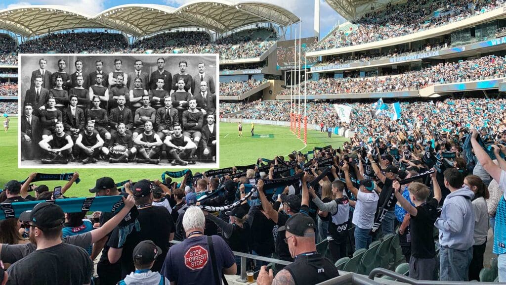 Port Adelaide fans No.1 for song and passion though years of wear and tear on the Pear