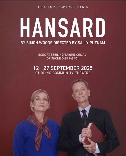 Hansard by Simon Woods. Stirling Players
