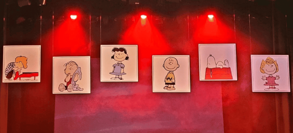 Charles Schulz's original Peanuts characters Charle's Schulz's 'Peanuts' comic strip characters used in the musical 'You're a Good Man Charlie BRown' by the G and S society