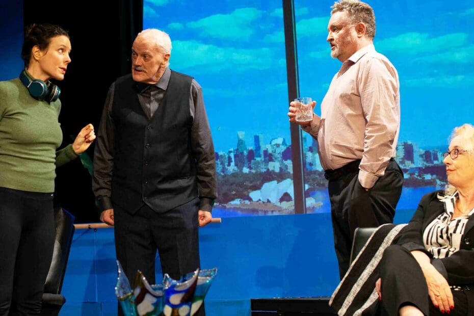 cast of williamson play 'Influence' at Stirling theatre